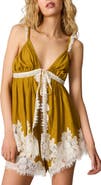 Steve Madden Mazie Lace Tie Front Camisole