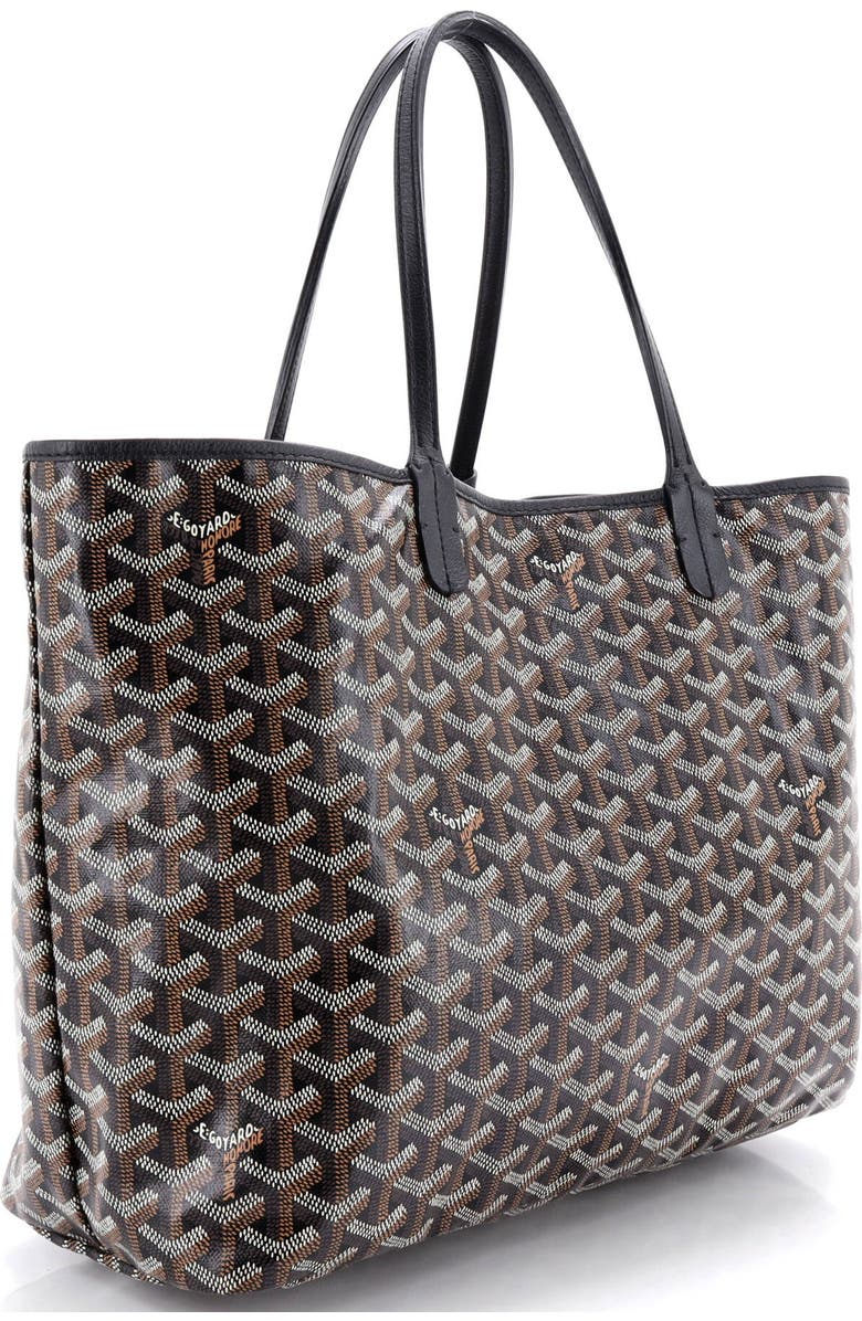 Pre-Owned Goyard Saint Louis Tote Coated Canvas PM, Alternate, color, Black