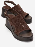 Forever & Always Shoes Jadira Leather Wedge Sandal