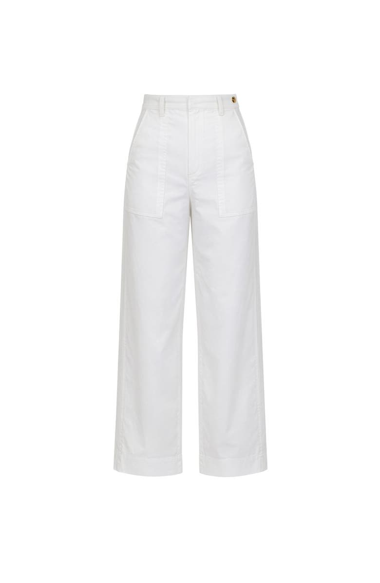 Callas Milano Sailor Wide leg pant, Main, color, White