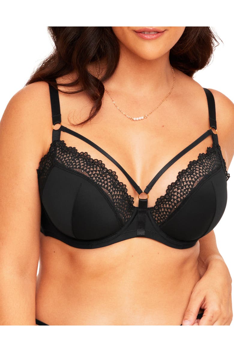 Marca Contour Plunge Bra, Main, color, Black