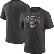 Fanatics MTO Label Men's Charcoal San Francisco Giants Wonderment Tri-Blend T-Shirt