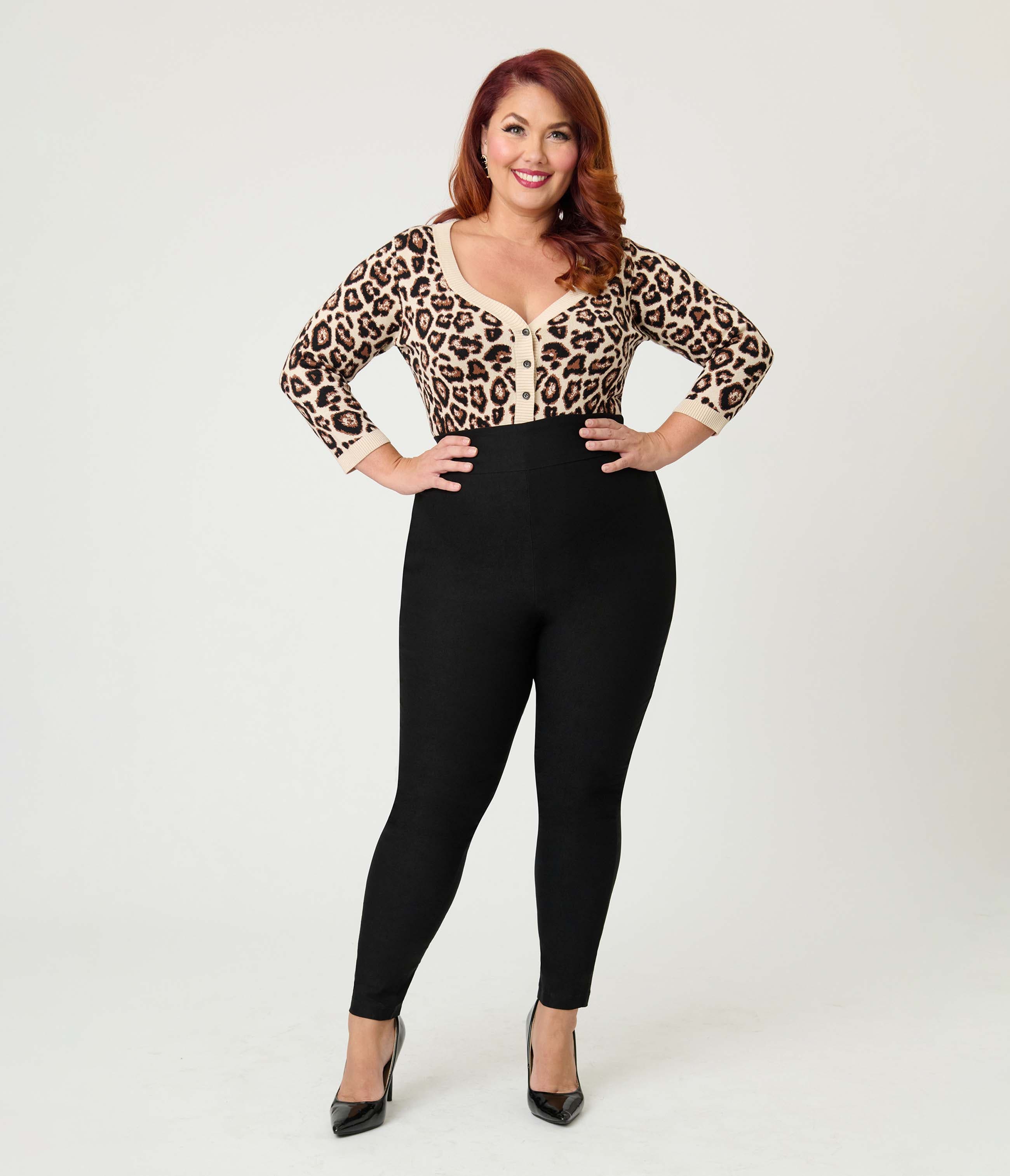 Plus Size Three Quarter Sleeve Cardigan