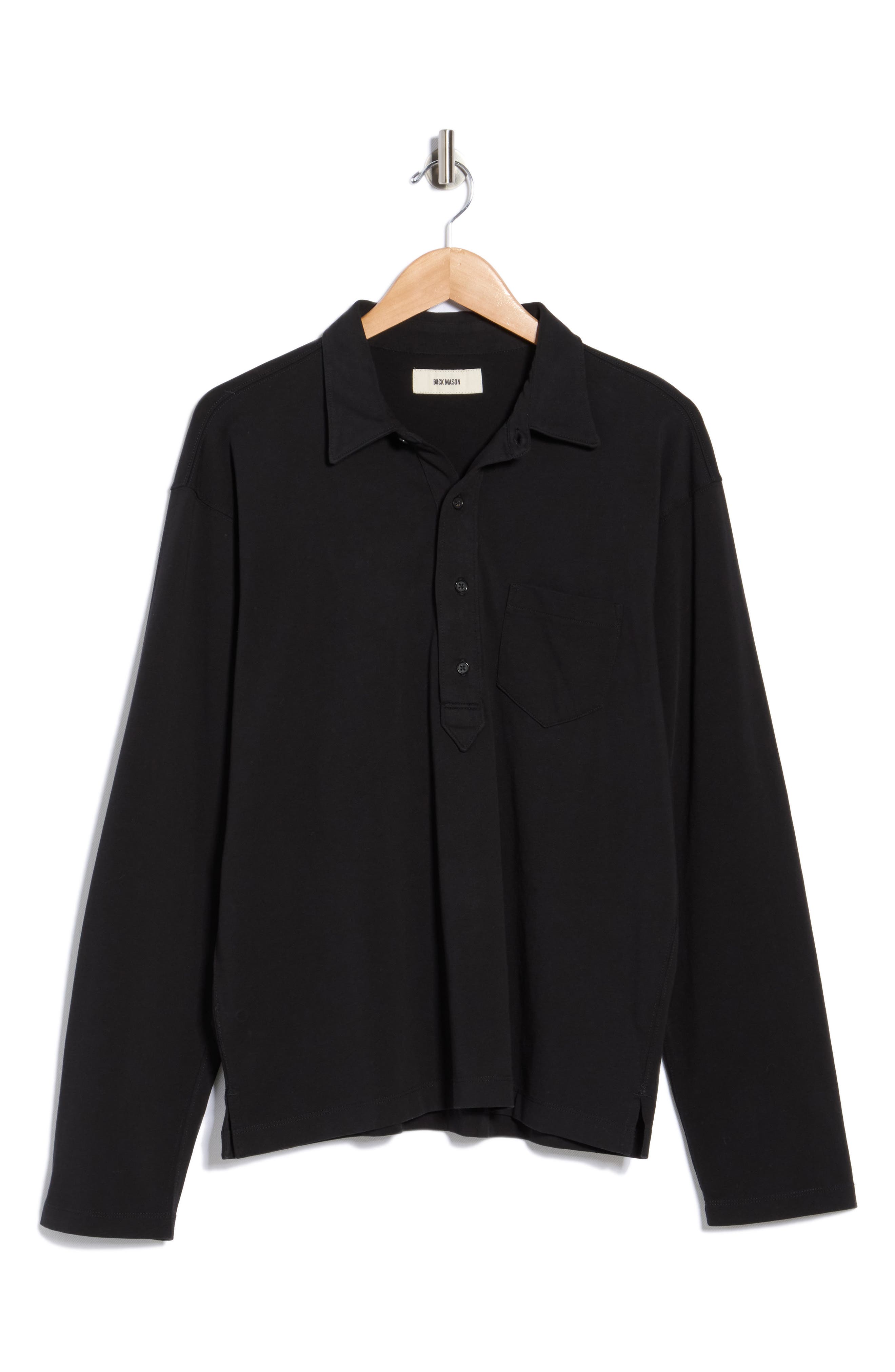 BUCK MASON Coolhand Cotton Popover Shirt