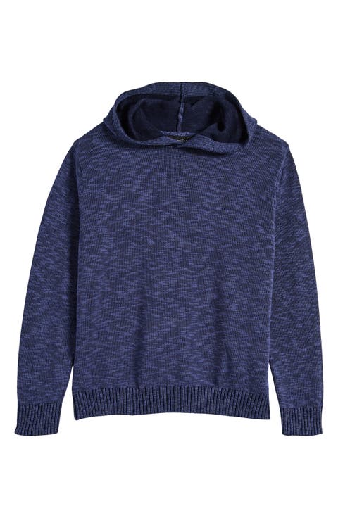 Kids' Slub Cotton Sweater Hoodie (Big Kid)