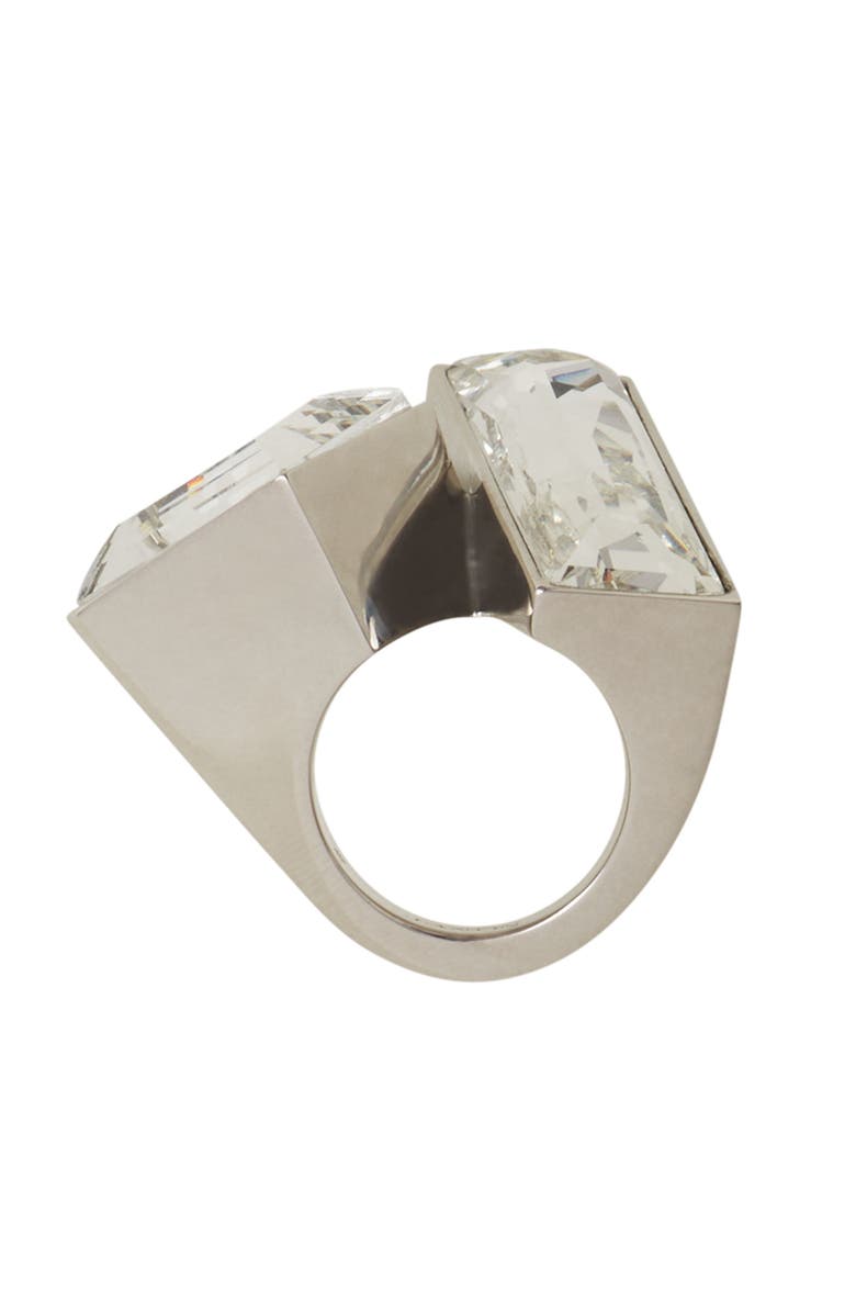 Lanvin Rhythmique Ring, Main, color, Silver