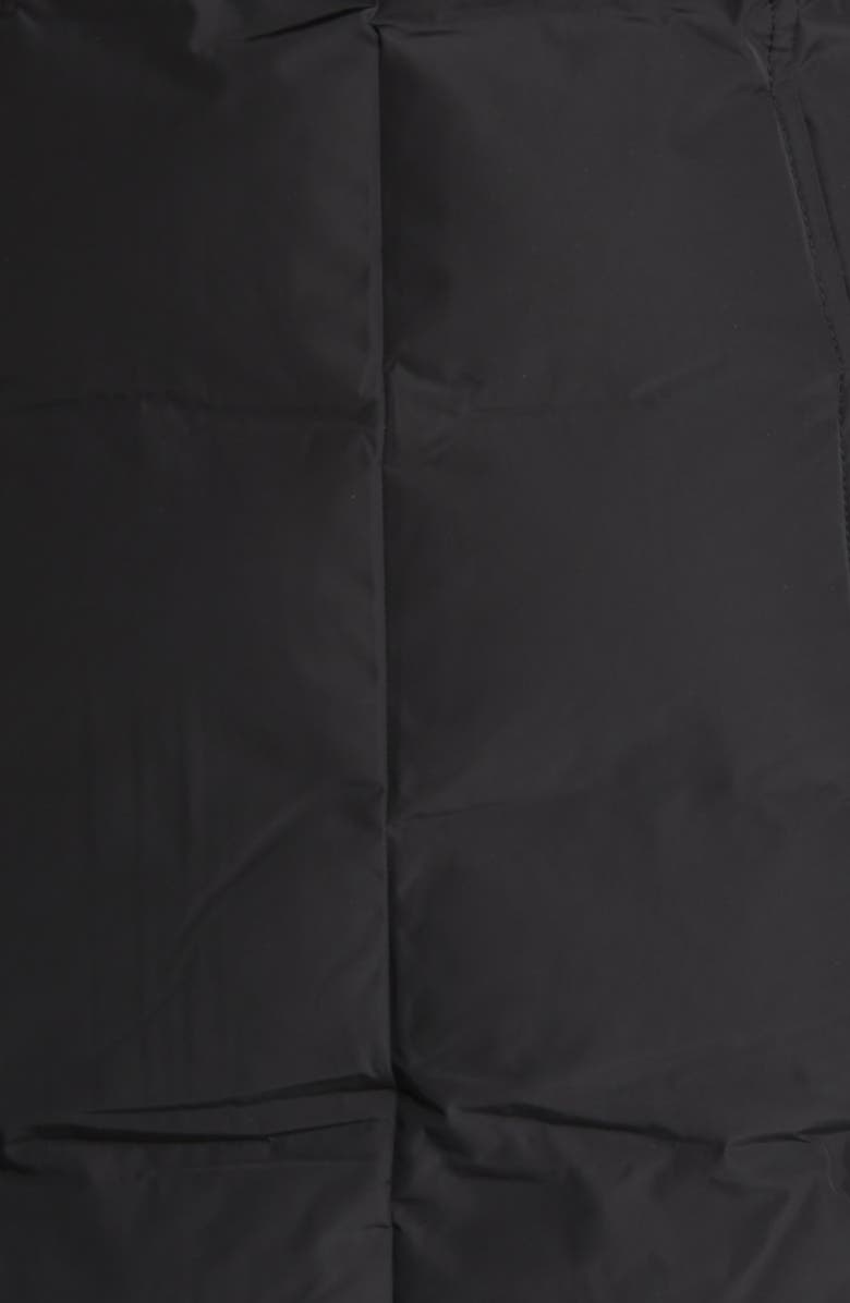 Mackage Kay Water Resistant Down Coat with Genuine Shearling Trim, Alternate, color, Black