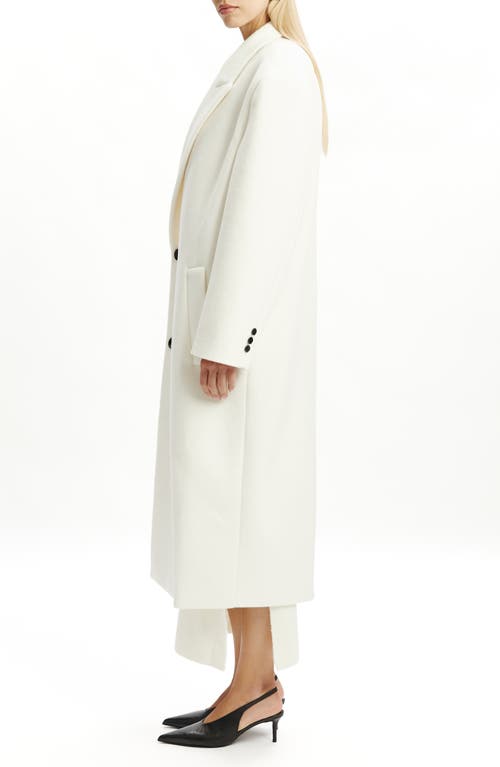 Bardot Classic Oversized Coat In White