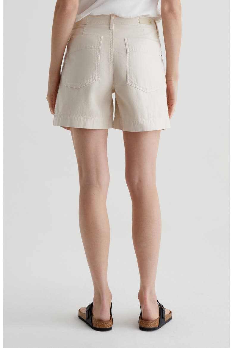 Rosa Cotton Twill Shorts, Alternate, color, OPAL STONE
