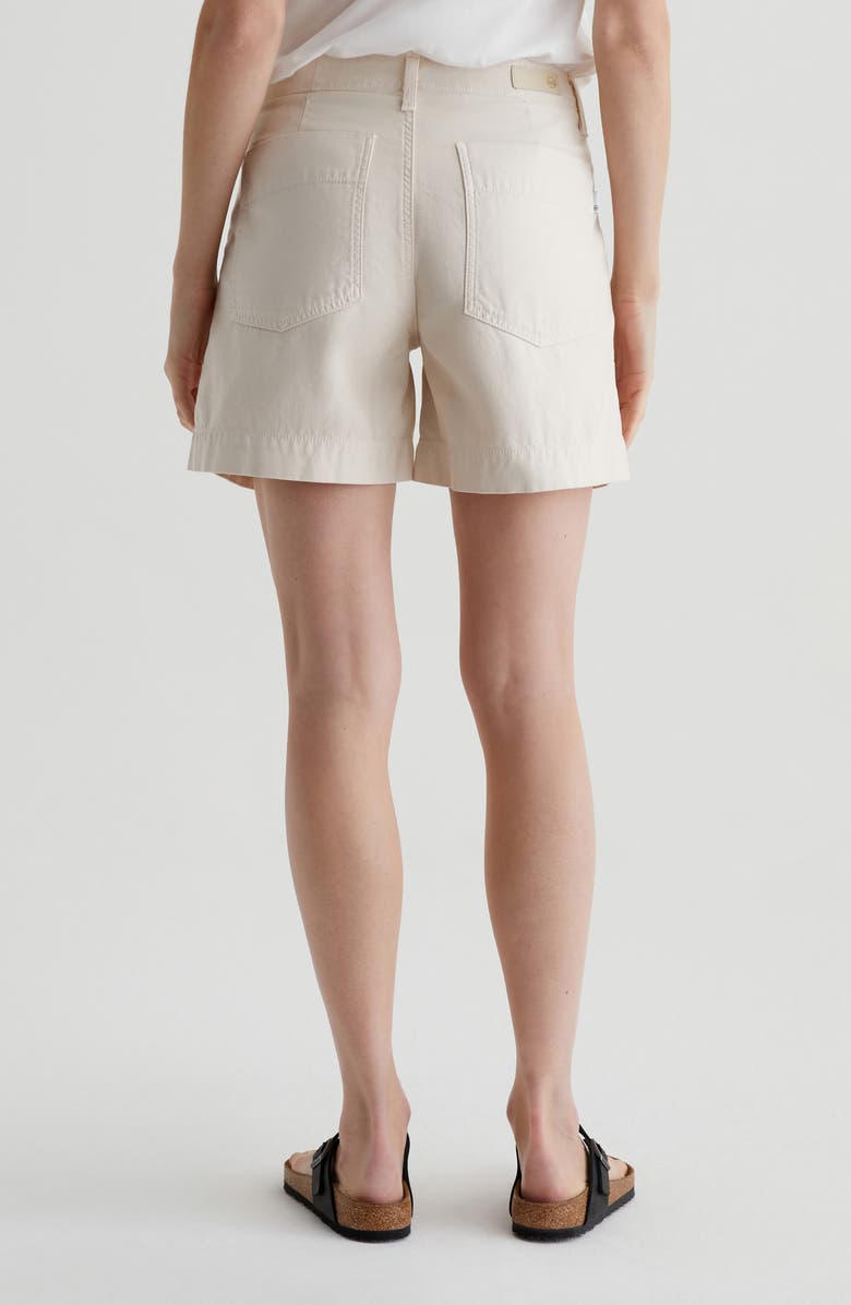 AG Rosa Cotton Twill Shorts, Alternate, color, Opal Stone