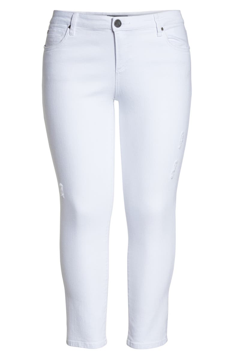 KUT from the Kloth Catherine Straight Leg Ankle Jeans, Alternate, color, 