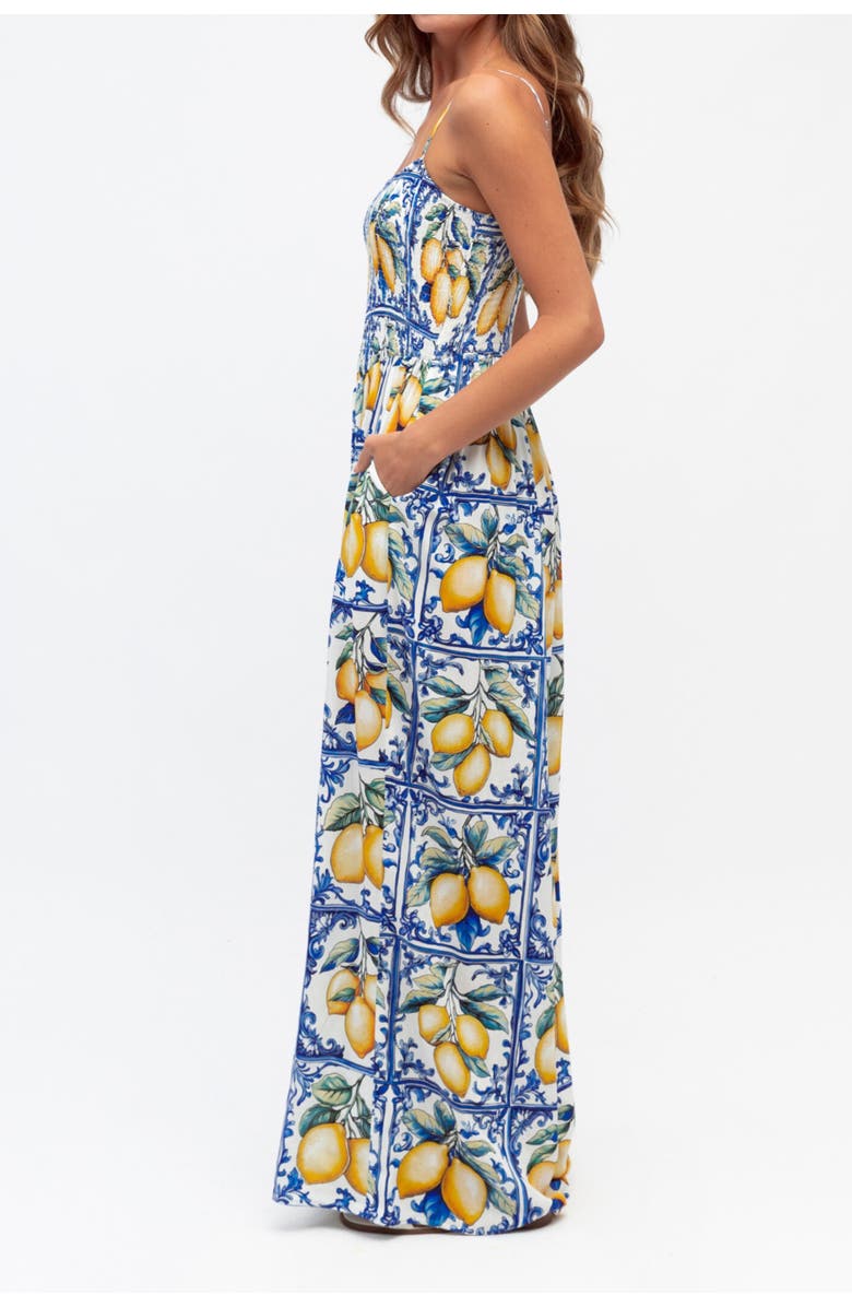 Label of Love Summer Sorrento Jumpsuit, Alternate, color, Blue