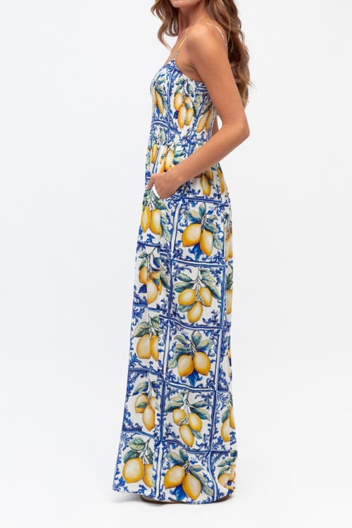 Label Of Love Summer Sorrento Jumpsuit In Blue