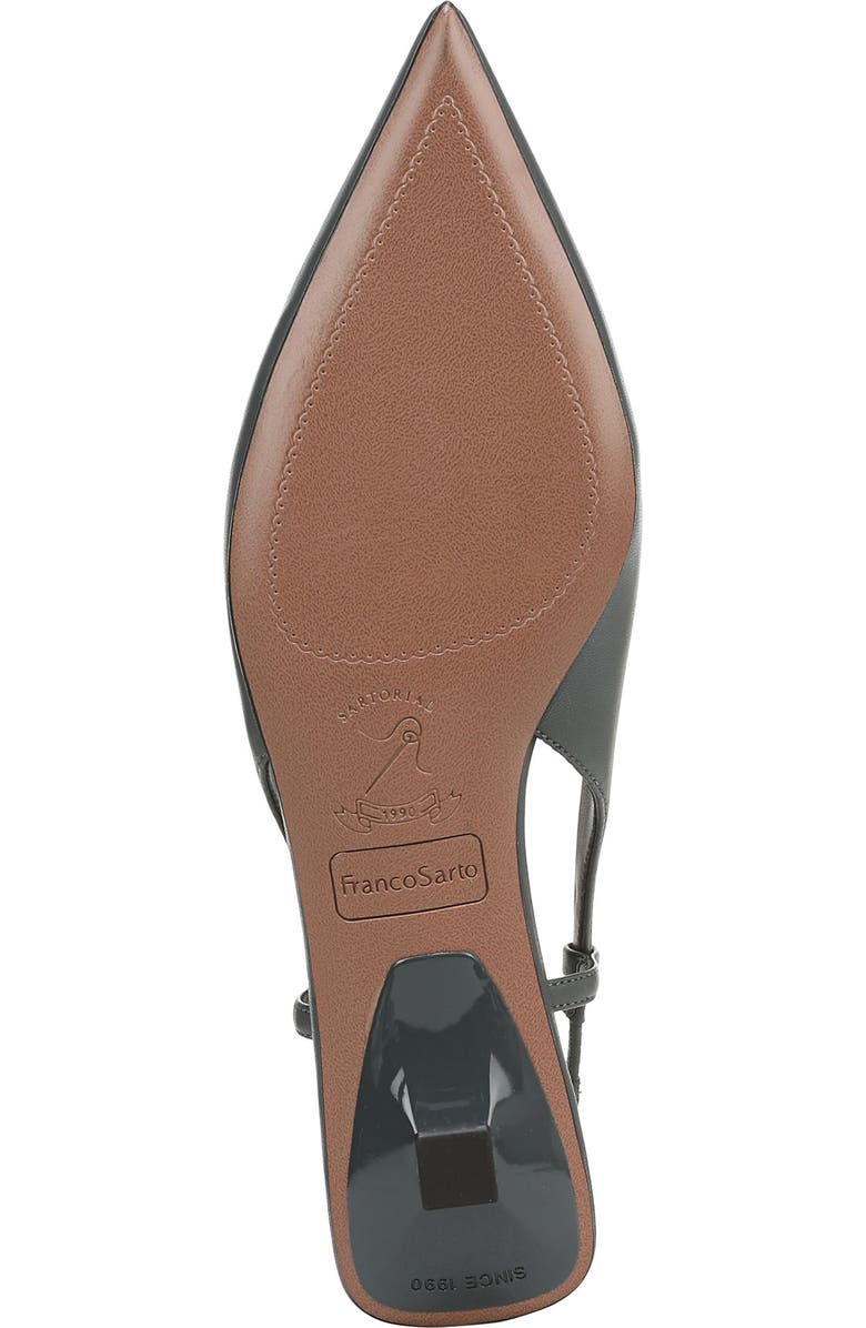 Franco Sarto Palmira Slingback Pointed Toe Pump - Wide Width Available, Alternate, color, Slate Blue