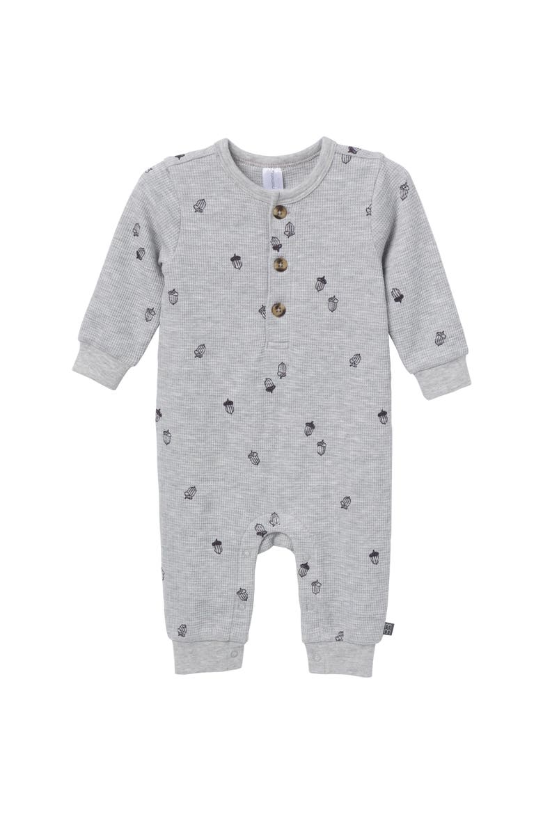 Acorn Slouch Romper, Main, color, Grey Heather Acorn