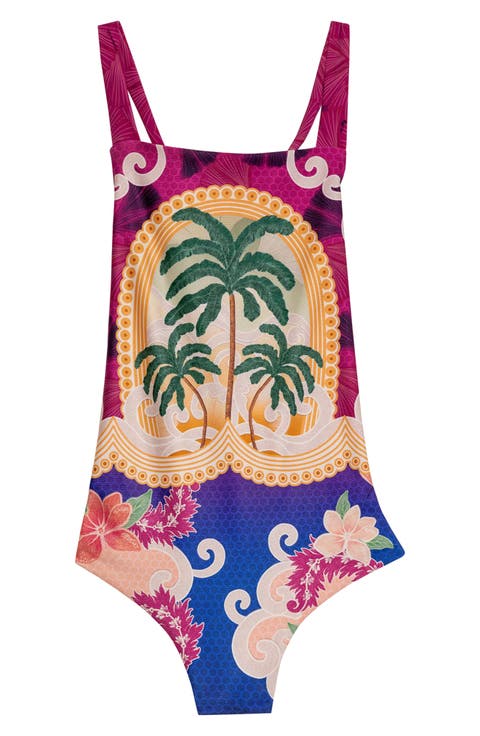 Kids' Amina Thamar Reversible One-Piece Swimsuit (Toddler, Little Kid & Big Kid)