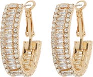 Tasha CZ Hoop Earrings