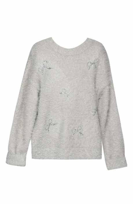 Kids' Fuzzy Metallic Sweater