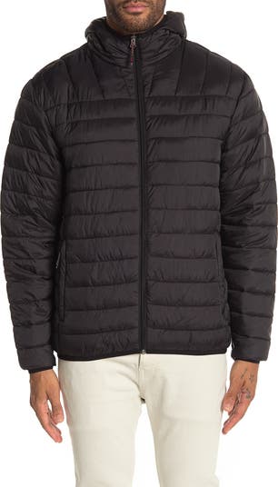 Hooded Packable Quilted Jacket