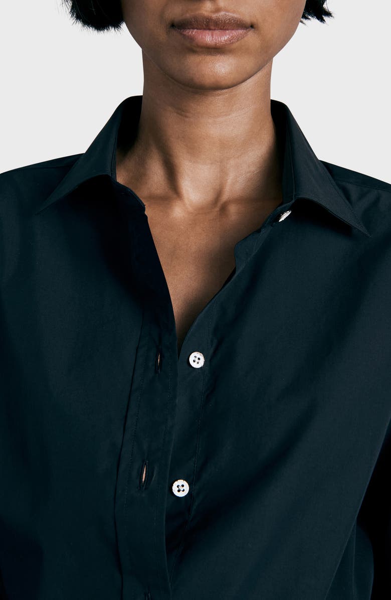 rag & bone Diana Long Sleeve Cotton Poplin Shirtdress, Alternate, color, 