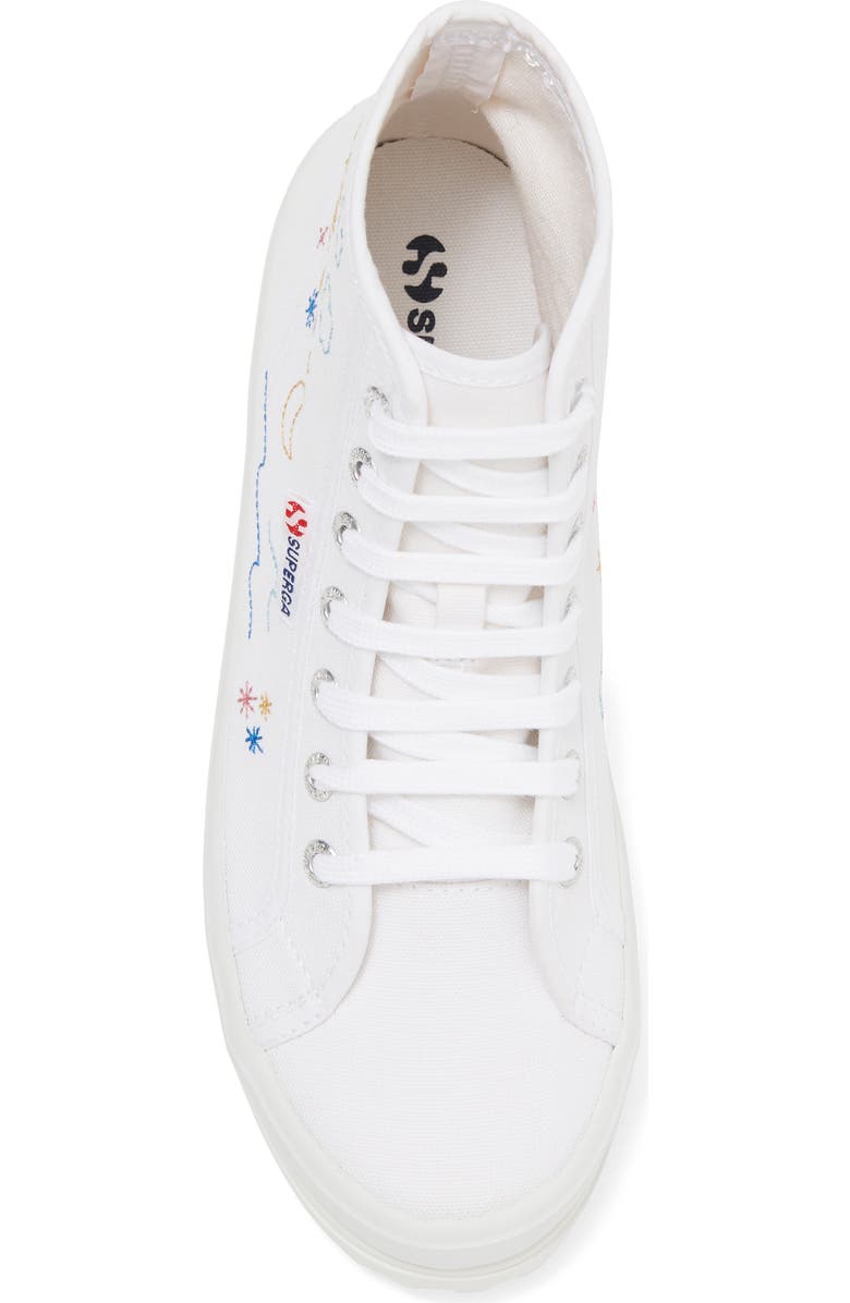 Superga 2341 Alpina Embroidered High Top Sneaker, Alternate, color,