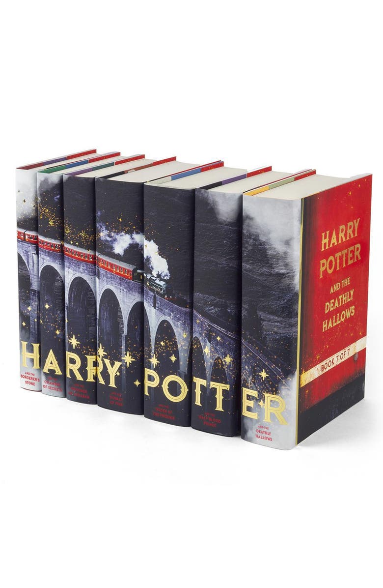 Juniper Books Harry Potter Train Book Set, Alternate, color, Black With Gold Foil