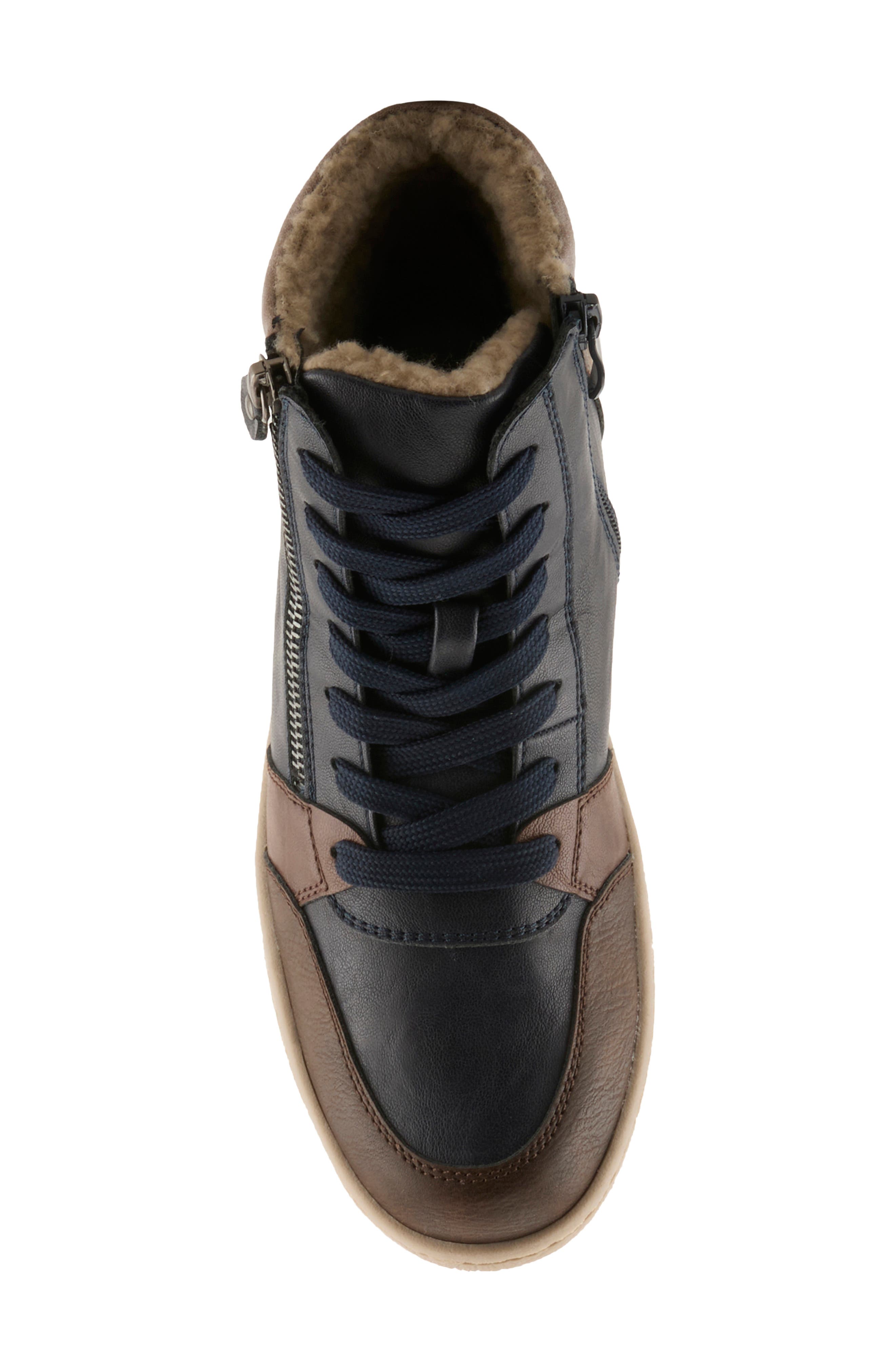 Loghaven High Top Sneaker, Alternate, color, NAVY MULTI