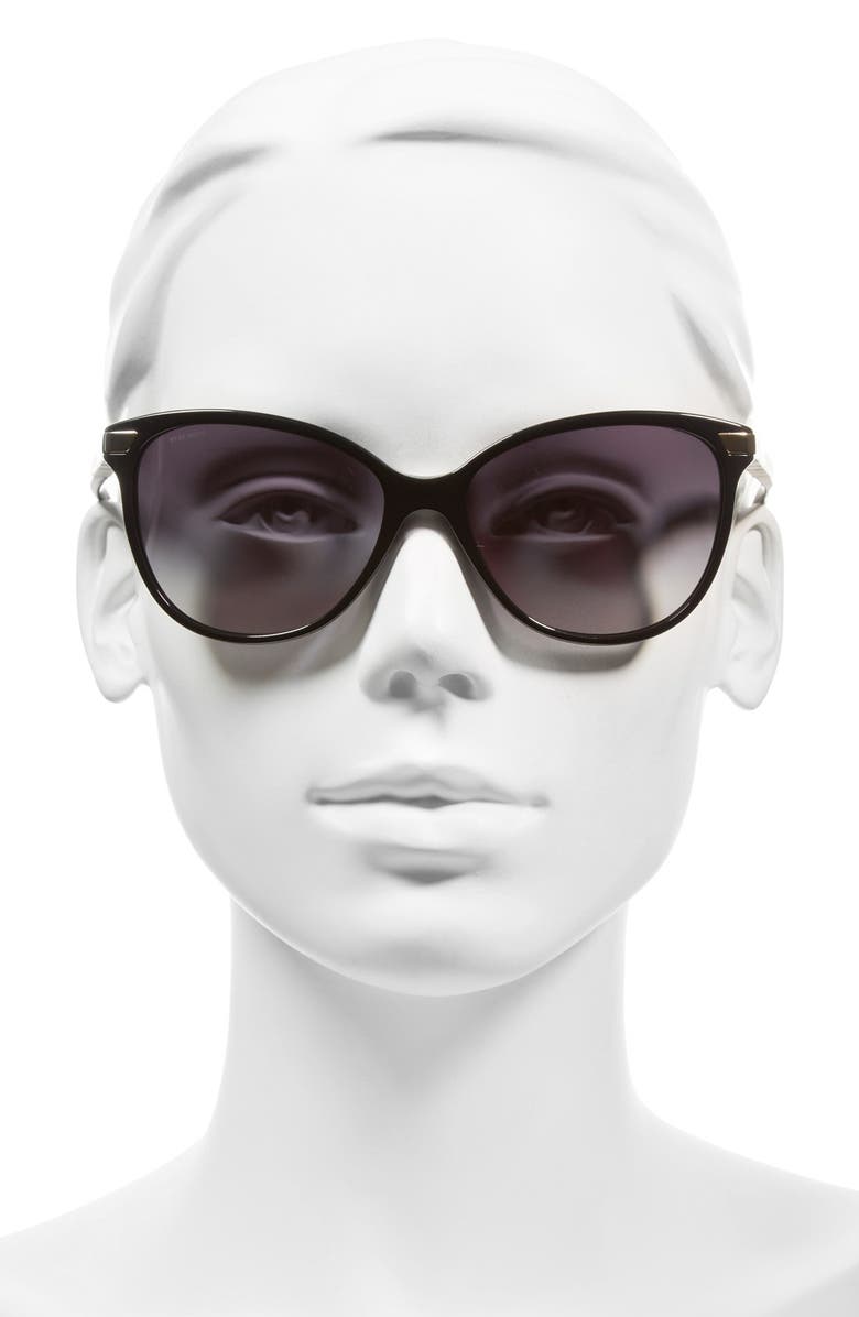Burberry 57mm Cat Eye Sunglasses, Alternate, color, 