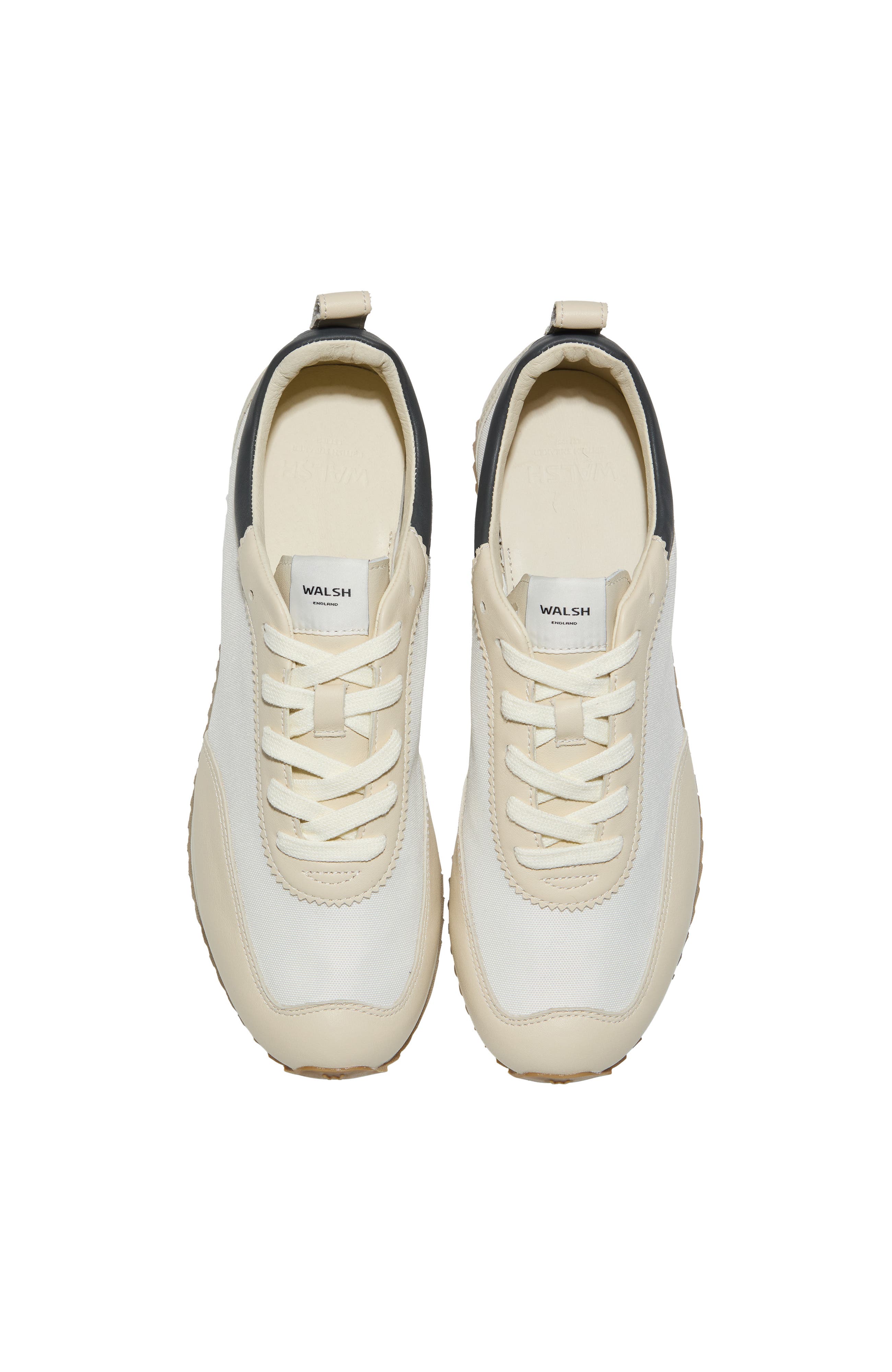 WALSH Dorset Sneakers, Alternate, color, Ecru/Gun Metal
