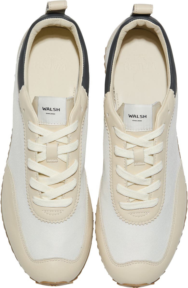 WALSH Dorset Sneakers, Alternate, color, Ecru/Gun Metal