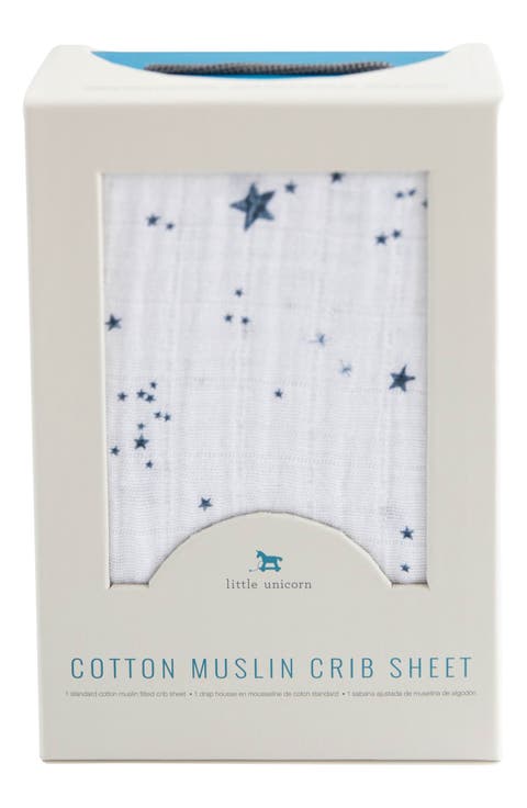Cotton Muslin Crib Sheet