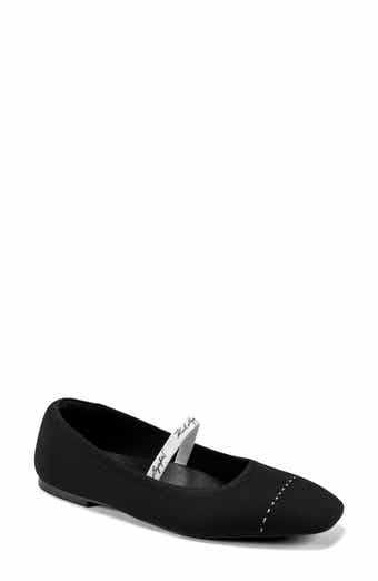 KARL LAGERFELD PARIS Zailey Cap Toe Mary Jane Flat