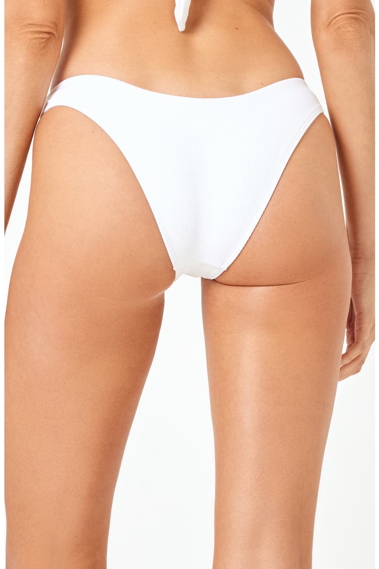 Ribbed Rocky Classic Bikini Bottoms, Alternate, color, WHITE