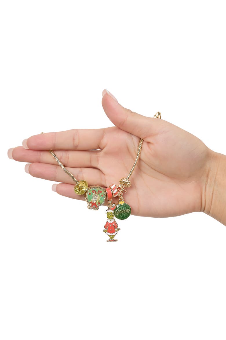 Holiday Charm Beaded Bracelet, Alternate, color, Multi
