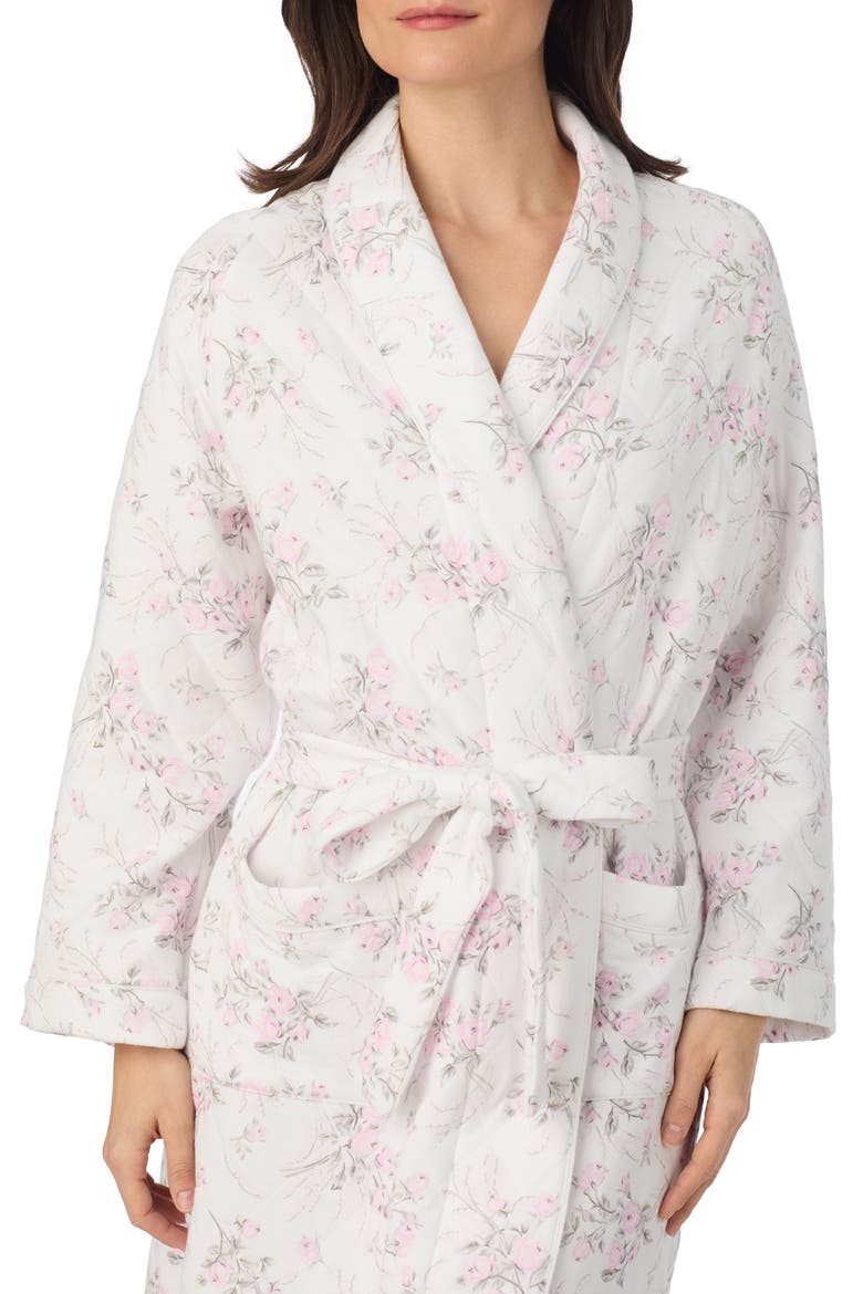 Quilted Ballet Robe, Alternate, color, ROSEBUD PRINT