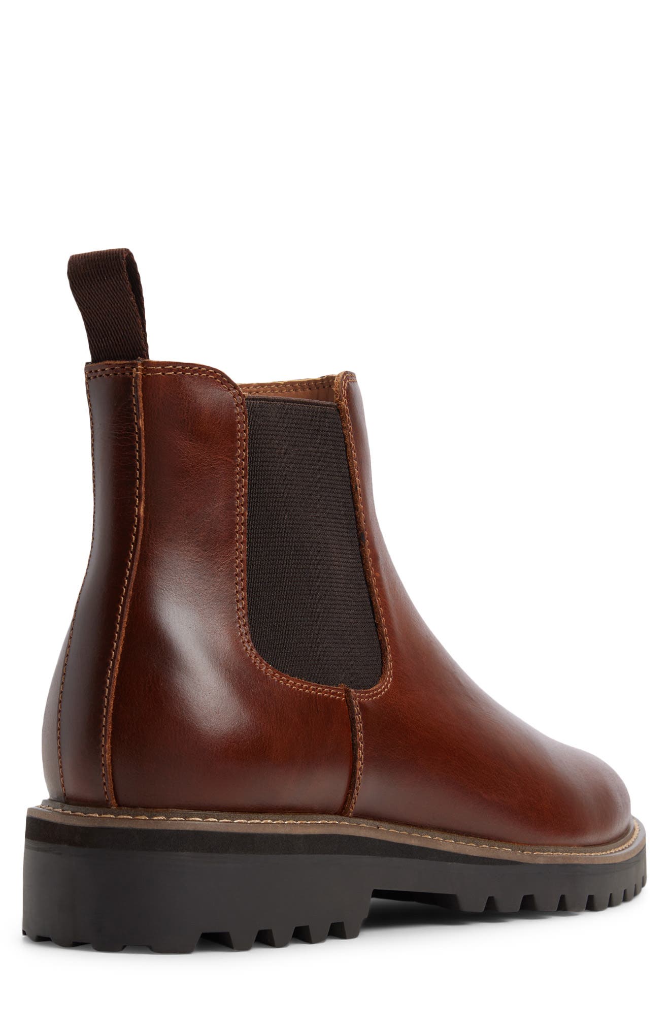 Hayton Leather Chelsea Boot, Alternate, color, BROWN