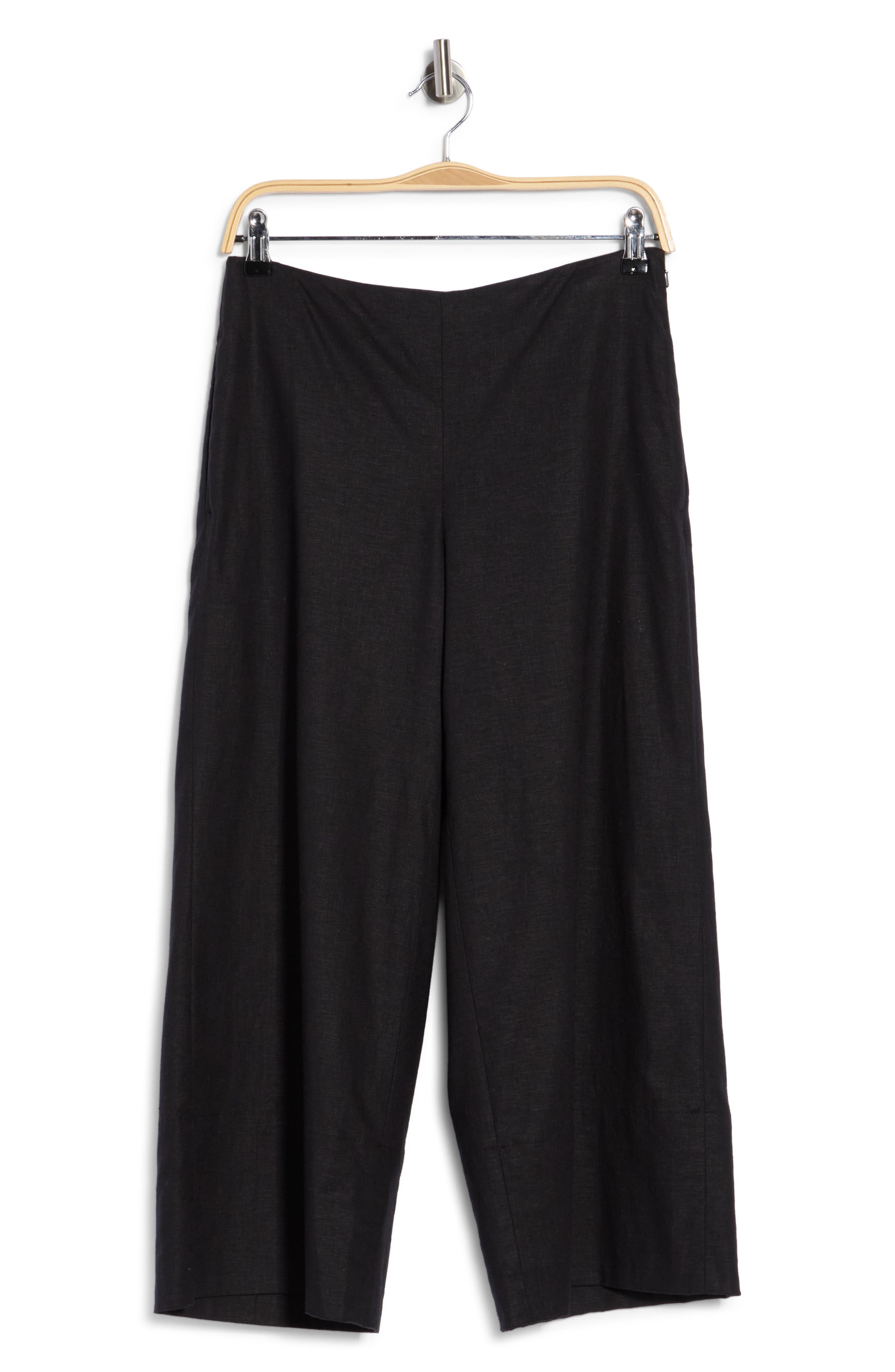 Vince Linen Blend Crop Wide Leg Pants