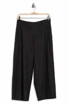 Vince Linen Blend Crop Wide Leg Pants