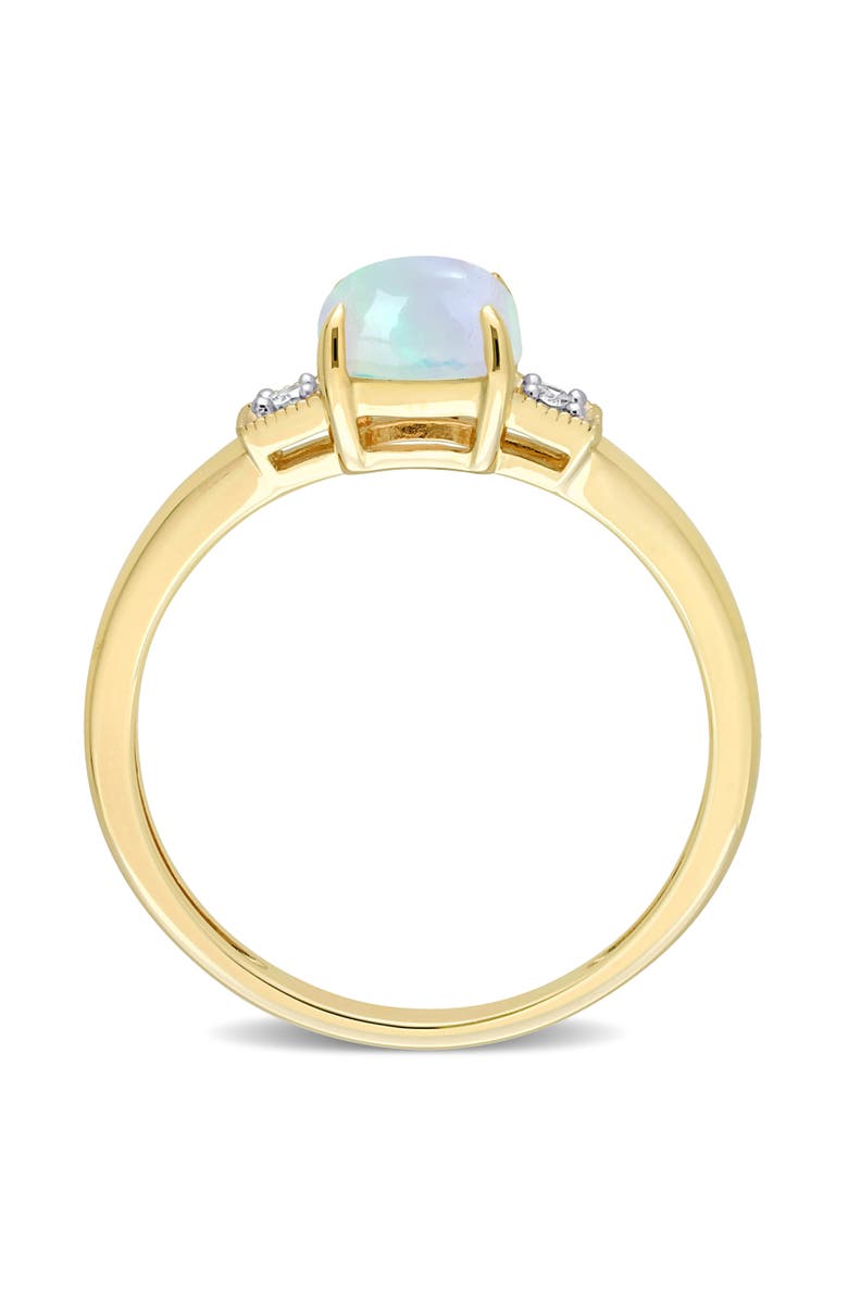 Julianna B. Opal & Diamond Accent Ring 10k, Alternate, color, Opal