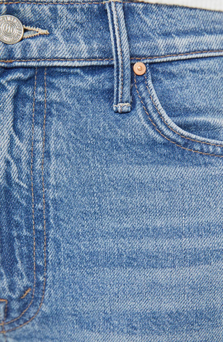 MOTHER The Kick It High Waist Straight Leg Jeans, Alternate, color, Birds Gone Wild