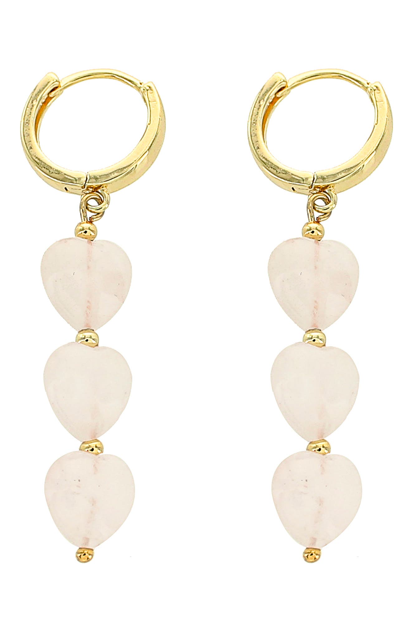 Panacea Quartz Linear Drop Earrings