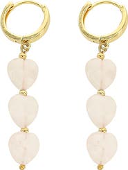 Panacea Quartz Linear Drop Earrings