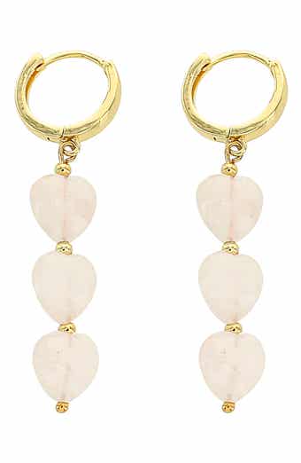 Panacea Quartz Linear Drop Earrings