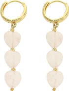 Panacea Quartz Linear Drop Earrings