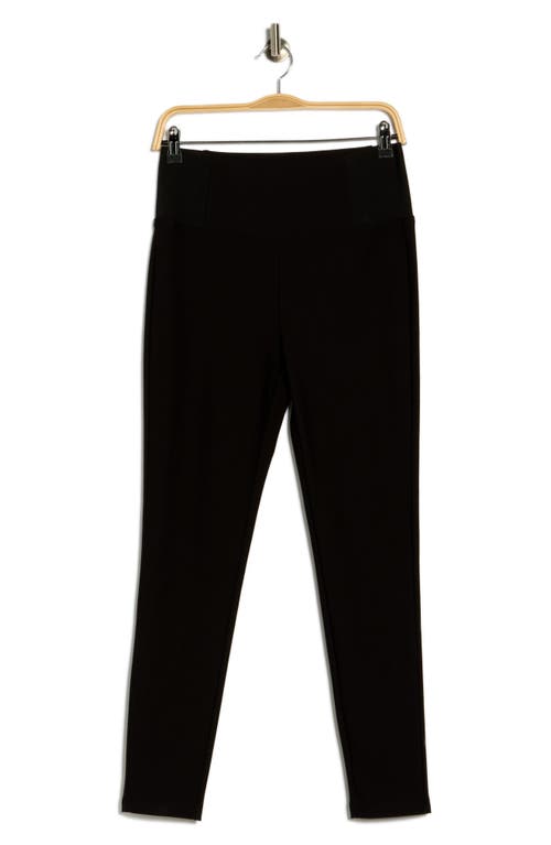 Patrizia Luca Side Elastic Leggings In Black