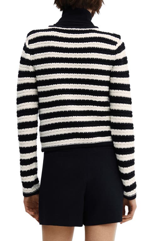 Mango Stripe Cardigan