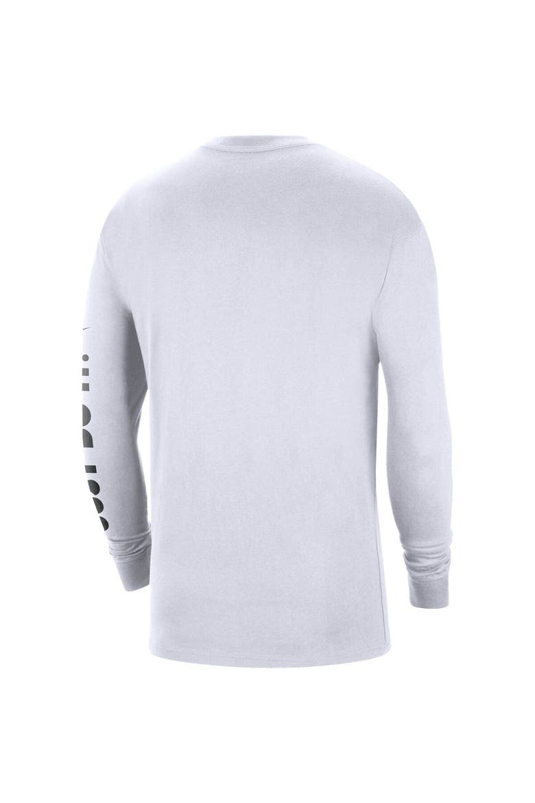 Men's Nike White Iowa Hawkeyes Heritage Max 90 Long Sleeve T-Shirt, Alternate, color, White