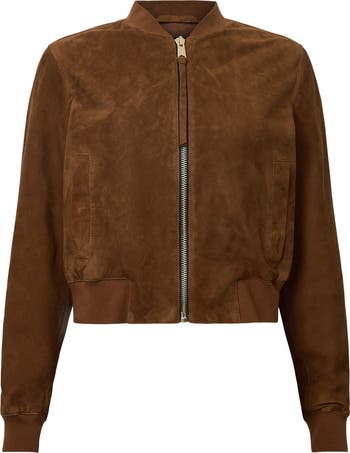 Orten Suede Bomber Jacket