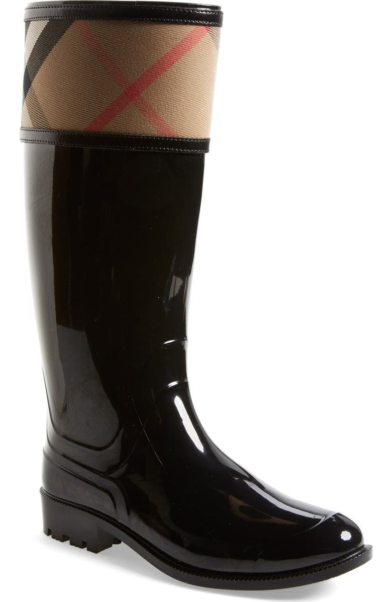 Burberry Crosshill Rain Boot, Main, color,