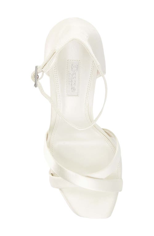 Dune London Malenas Ankle Strap Sandal In White